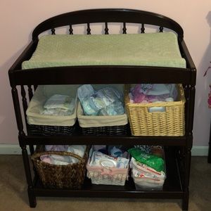 Changing table w/ baskets